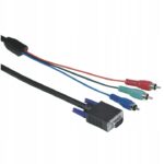 HAMA KABEL HDD VGA - 3xCINCH 2m