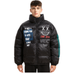 Męska kurtka oversize z nadrukiem L/XL