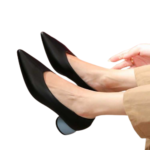 Damskie czółenka na niskim obcasie 24cm