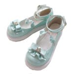 Półbuty damskie ze zdobieniami w stylu Anime 39