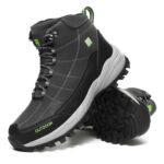 Ocieplane męskie buty trekkingowe szare 45