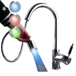 Bateria kuchenna - Jeden uchwyt Jeden otwór Chrom Wysoki LED