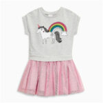 Dziewczęca bawełniana sukienka