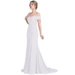 Sukienka ślubna wisząca na ramiona