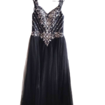 Damska suknia WIECZOROWA MAXI TIULOWA