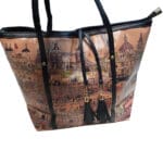 Damska torba na ramię z nadrukiem