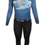 Dwuczęściowy strój do pływania/surfingu z nadrukiem