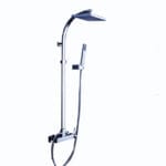 Zestaw prysznicowy Deszczownica Słuchawka Chrom