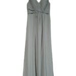 Szyfonowa maxi suknia na ramiączkach