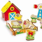 Puzzle dla dzieci układanka farmy small foot 6915