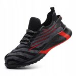 Buty ochronne robocze z metalowym noskiem szaro czarne roz. 45