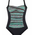 Jednoczęściowe wyszczuplające bikini z nadrukiem