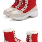 Śniegowce damskie czerwone roz.37