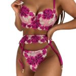 Komplet bielizny koronkowej damskiej  rozmiar  L