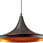 Żyrandol Lampa Wisząca Ouku nuneaton Czarny złoty