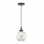 Lampa Wisząca Vintage Retro Szklana