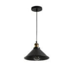 Lampa żyrandol RETRO CZARNA VINTAGE