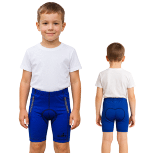 Spodnie rowerowe kolarskie chłopięce obwód 44cm XS z wkładką