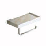 Uchwyt na papier toaletowy SREBRNY nowoczesny