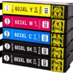 5X Tusze do EPSON 603 XL XP-3100 WF-2810 XP-2100