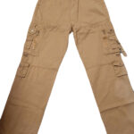 Damskie spodnie bojówki z kieszeniami