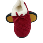 Damskie ocieplane kapcie czarne rozm.43