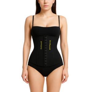 Czarny gorset korygujący damski EU M modelujący talię