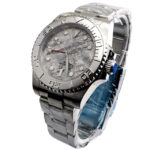 Męski automatyczny zegarek GMT Srebrny