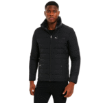 Czarna ocieplana kurtka męska jesień/zima L