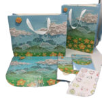 Zestaw tekturowych/papierowych toreb prezentowych