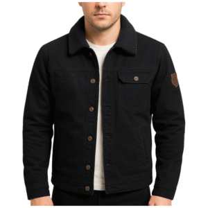 Męska kurtka z ociepleniem i kołnierzem S/M