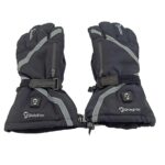 Podgrzewane rękawice zimowe L wodoodporne dotykowe akumulatorami czarne