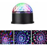 Projektor dyskotekowy LED kula DISCO pilot RGB