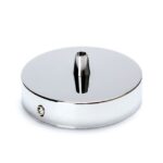 Rozeta z nyplem zaciskowym, Ø 100 mm, chrom