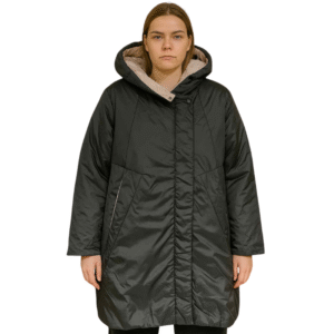 Damski płaszcz z kapturem rozmiar XL/XXL