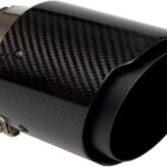 Końcówka Wydechu DFGSDRDY 81 mm Czarna