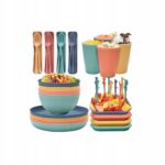 Zestaw obiadowy EKO z włókien pszenicy