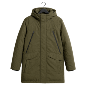 Kurtka męska khaki z kapturem M