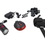 Zestaw oświetlenia rowerowego LED/LASER