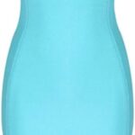 Damska niebieska sukienka elastyczna rozmiar S