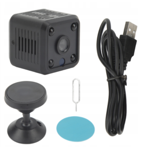 Mini kamera szpiegowska CM3 Full HD 1080p detekcja ruchu z kartą microSD