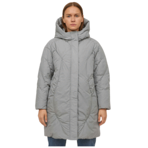 Damska kurtka szara zimowa oversize XL