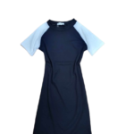 Damska sukienka prążkowana letnia krótka