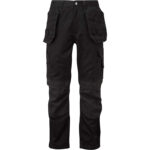 Męskie spodnie robocze OSWIN długie czarne 40W
