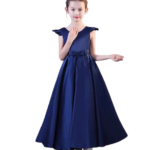 Dziewczęca rozkloszowana sukienka maxi roz. 104