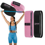 Zestaw 4 gum oporowych do ćwiczeń GAIYAH Fitness, trening pośladków i rozciąganie