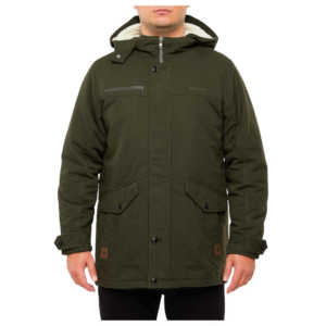 Męska parka z kapturem podszyta futerkiem XL