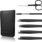 Zestaw pęset do pielęgnacji brwi i rzęs