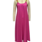 Damska luźna sukienka letnia maxi XXL