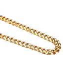 Męski łańcuszek Złoto 18k 60cm 9mm Stal nierdzewna